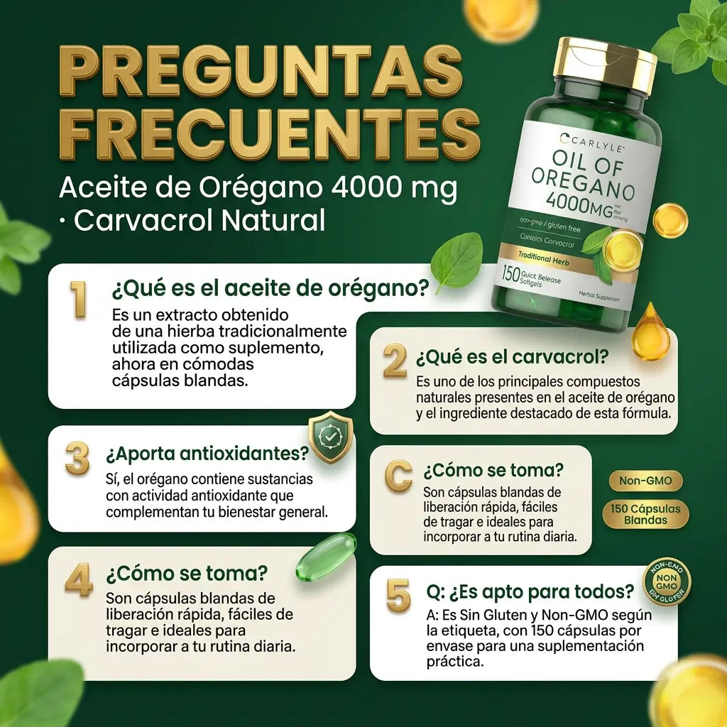 Aceite de orégano 2x1 - El Guardián Natural de tu Bienestar + EBOOK DE REGALO 📕