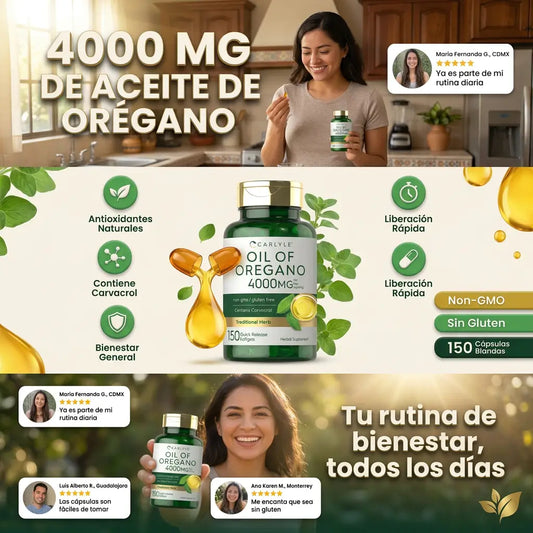 Aceite de orégano 2x1 - El Guardián Natural de tu Bienestar + EBOOK DE REGALO 📕