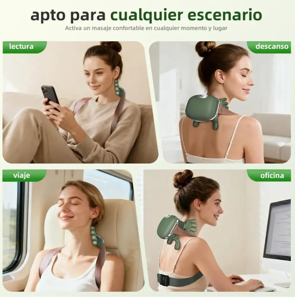 🤖 TheraPulse Elite™ Masaje Profesional en Casa + Pulidor de uñas eléctrico GRATIS