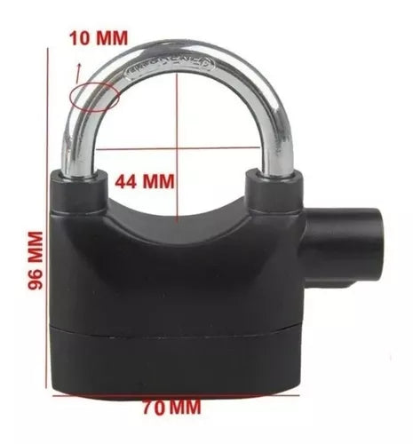 Alarm lock for motorcycles and bicycles 