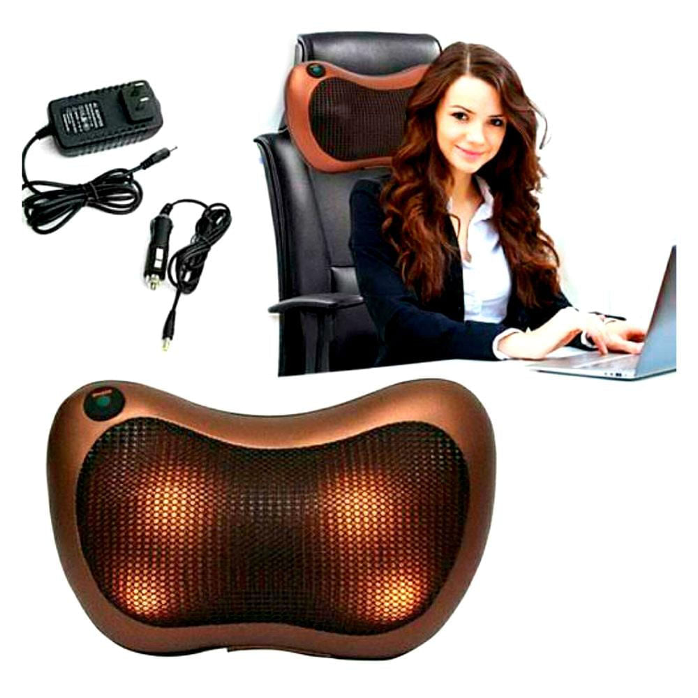 Cojín Masajeador Vibrador Espalda Cuello