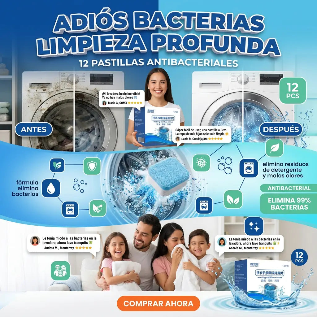 ✨ Combo limpieza Renueva-Lavadora: Como Nueva Sin Llamar al Técnico + Aspiradora portatil GRATIS 🧽