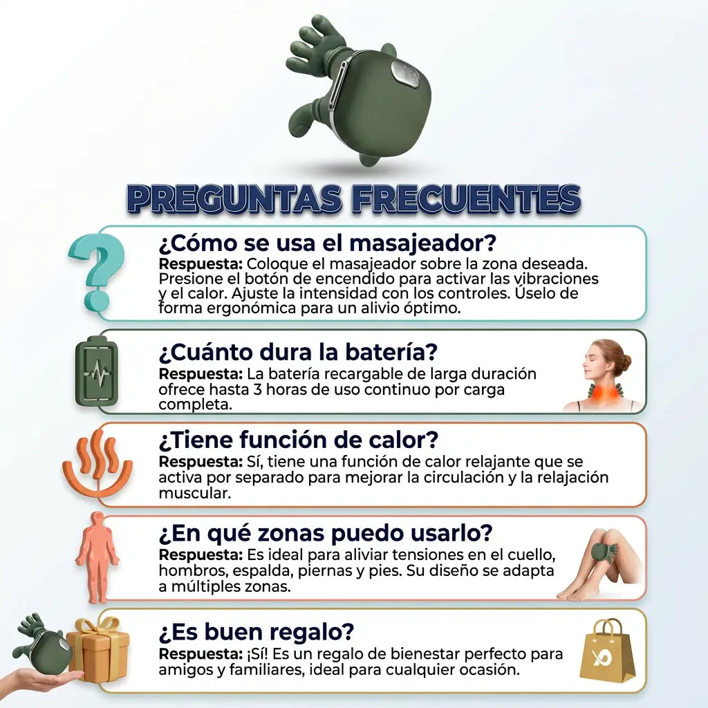 🤖 TheraPulse Elite™ Masaje Profesional en Casa + Pulidor de uñas eléctrico GRATIS