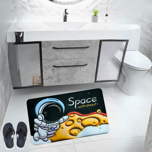 Tapete efecto 3D antideslizante y absorbente 🧽✨