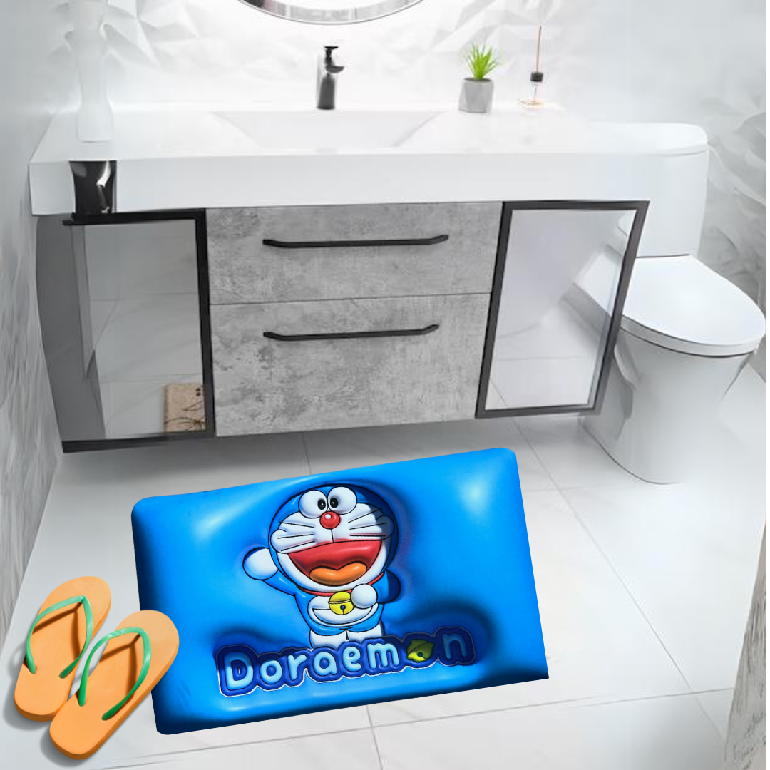 Tapete efecto 3D antideslizante y absorbente 🧽✨