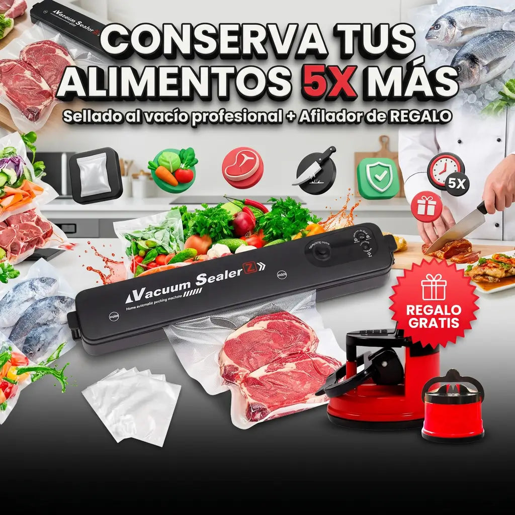 FreshGuard™ — Adiós a la Comida Desperdiciada 🥬🍎 + Afilador De Cuchillo Y Tijeras GRATIS 🔪