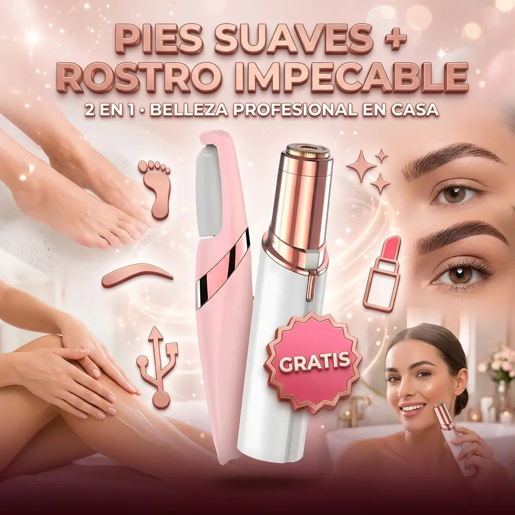 AdiósCallos Pro™ - Elimina Callos Sin Dolor + Depiladora Electrica Cejas Y Bello Facial GRATIS ✨