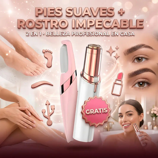 AdiósCallos Pro™ - Elimina Callos Sin Dolor + Depiladora Electrica Cejas Y Bello Facial GRATIS ✨