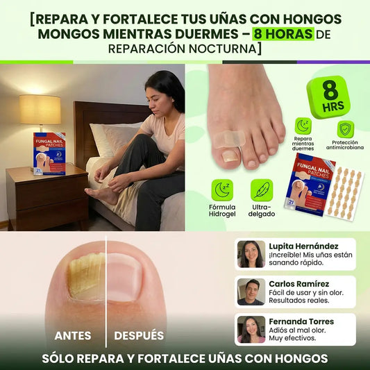 ClearNail™ Pro – Sistema Nocturno Anti Uñas Amarillas y Quebradizas + REGALO Removedor De Callos Recargable GRATIS