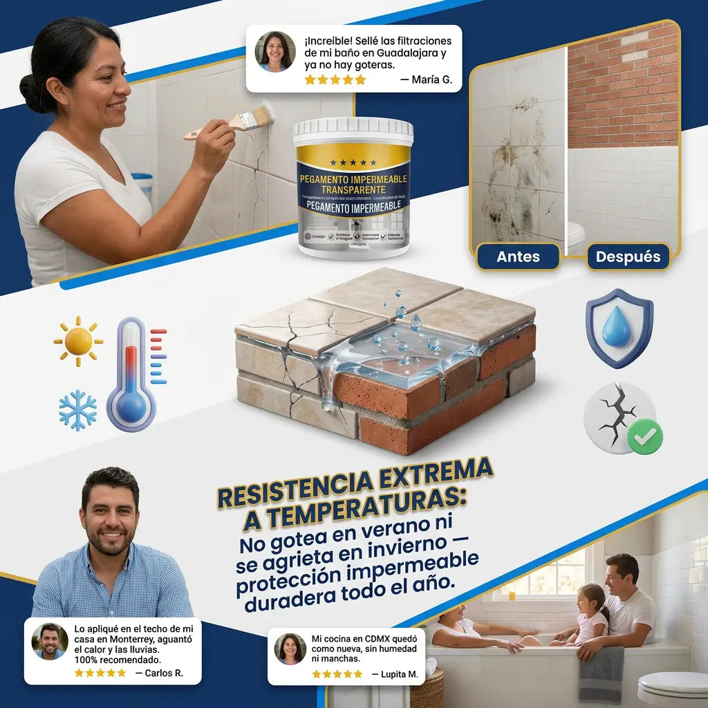 StopHumedad™ – Gel Sellador Invisible Anti-FiltracionesHumedad y manchas 🟤 + Limpia Tuberias Destapacaños GRATIS
