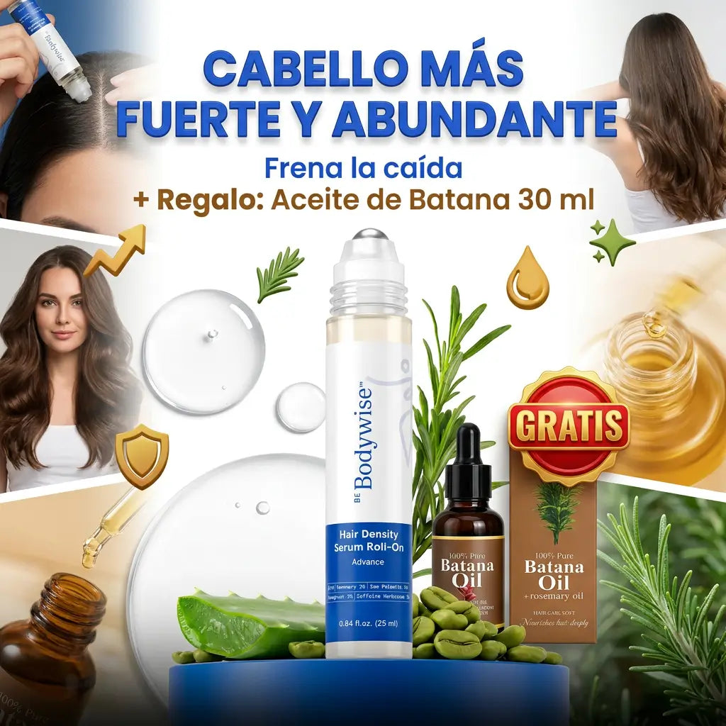 Bodywise™ – Sérum Anticaída Regenerador Capilar + Regalo Aceite De Batana GRATIS + EBOOK DE REGALO 📕