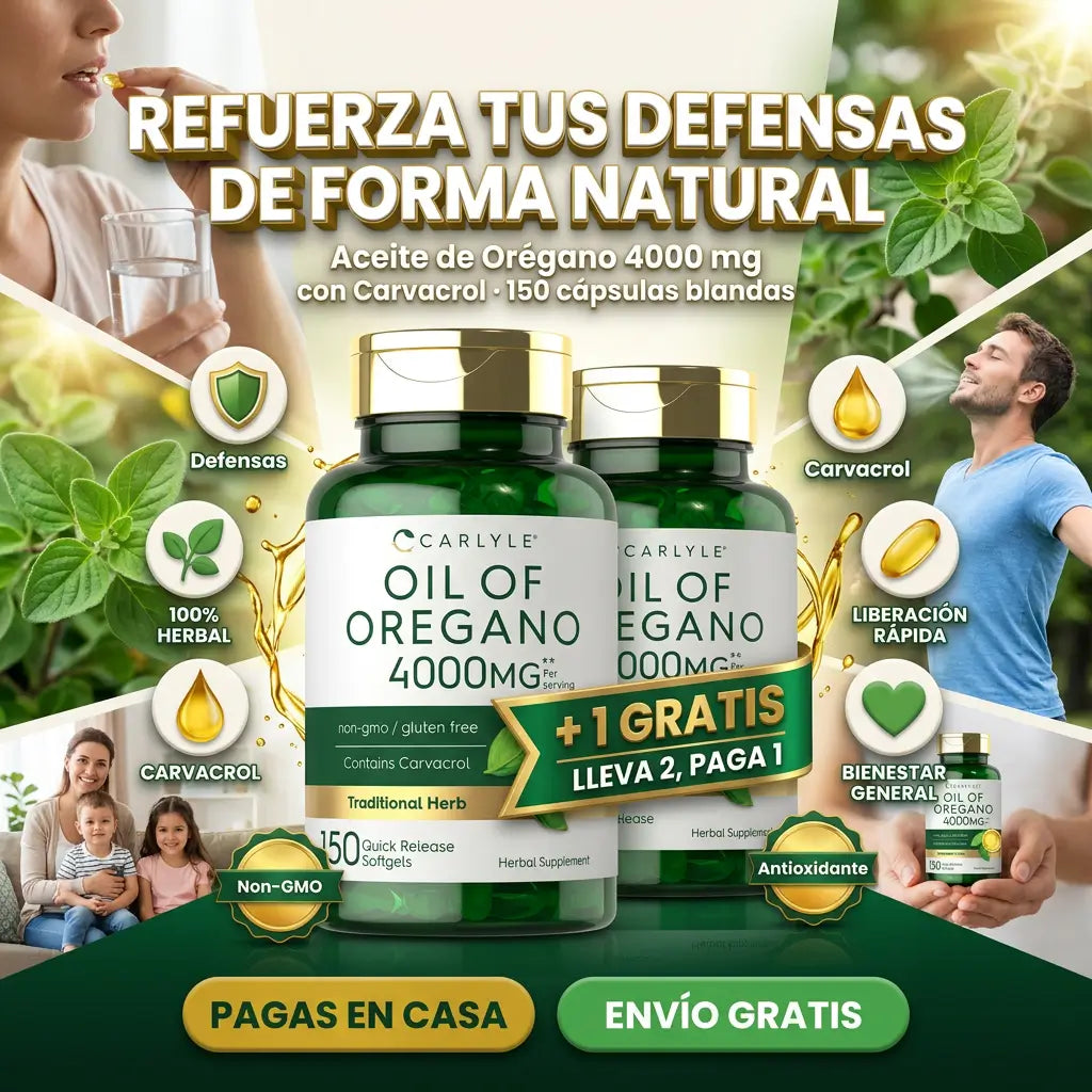 Aceite de orégano 2x1 - El Guardián Natural de tu Bienestar + EBOOK DE REGALO 📕