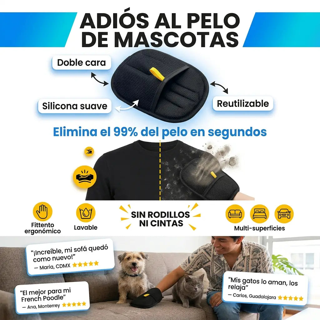 FurMagic Pro™ 2 en 1 – Recoge el Pelo en Segundos + Aspiradora Portátil de GRATIS 🎁