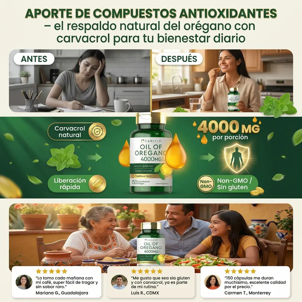 Aceite de orégano 2x1 - El Guardián Natural de tu Bienestar + EBOOK DE REGALO 📕