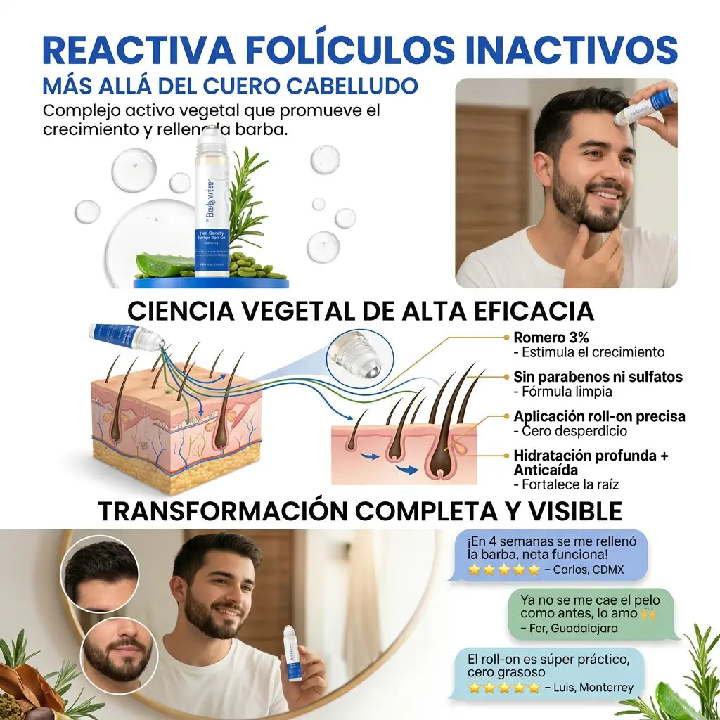 Bodywise™ – Sérum Anticaída Regenerador Capilar + Regalo Aceite De Batana GRATIS + EBOOK DE REGALO 📕