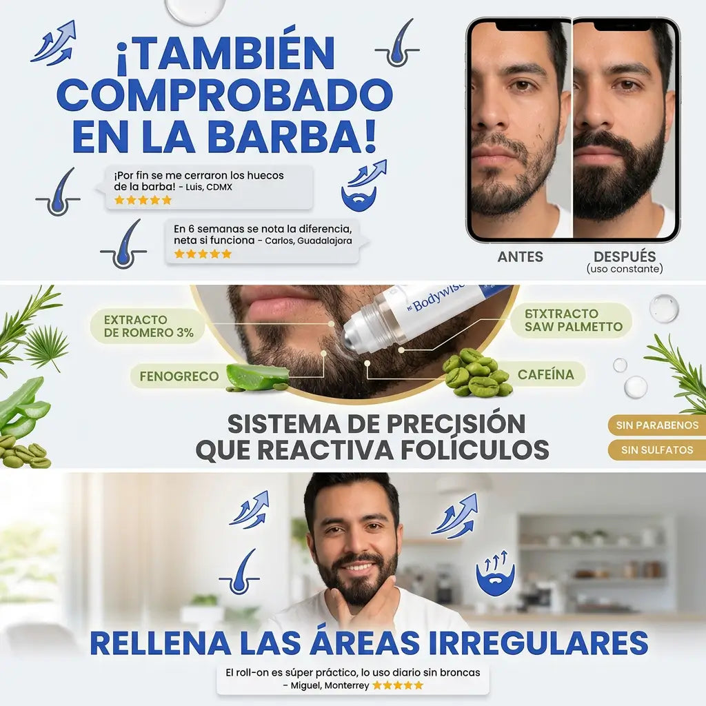 Bodywise™ – Sérum Anticaída Regenerador Capilar + Regalo Aceite De Batana GRATIS + EBOOK DE REGALO 📕
