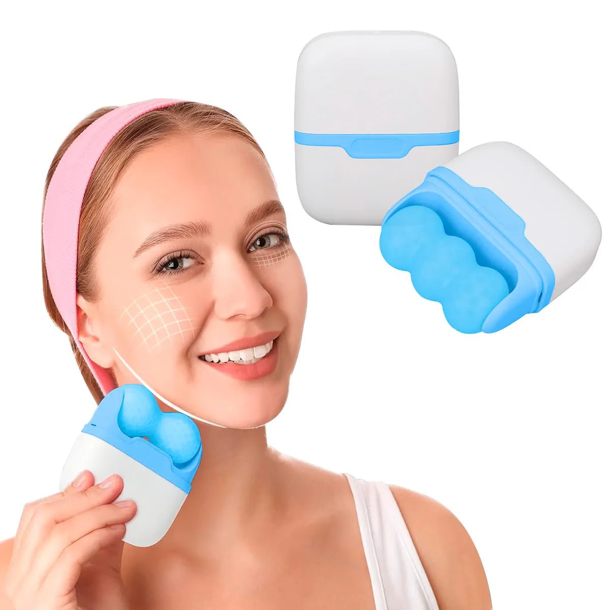 Masajeador Facial Y Corporal 2 Rodillos - PesoCity